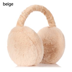 Soft Plush Earmuffs Ear Warmer Winter Warm Earmuffs For Women Fashion Solid Color Earflap Outdoor Cold Protection Ear-Muffs Ear Cover