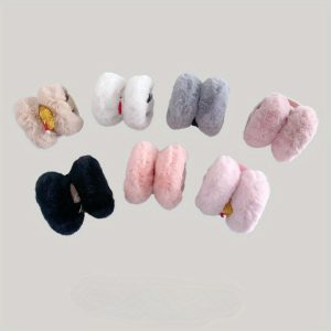 Cozy Christmas Plush Earmuffs For Women - Cute, Foldable & Warm Winter Accessory, Perfect For Outdoor Parties & Holiday Gifts