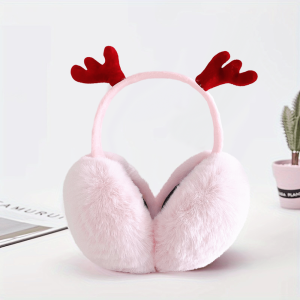 Christmas Plush Holiday party Cute stylish antler earmuffs