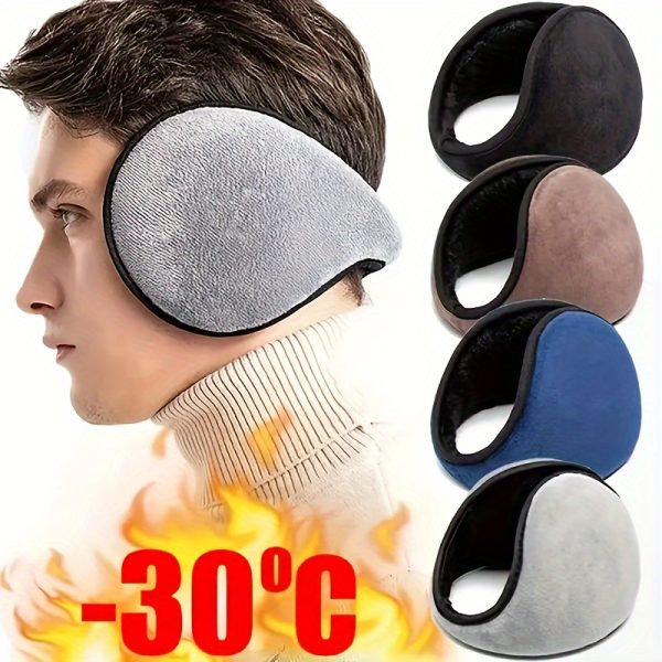 Warm & Cozy Earmuffs for Men - Coldproof, Windproof, and Water-Resistant for Outdoor Activities like Cycling, Skiing, and Snowboarding - Ideal Gift for Winter Sports Enthusiasts