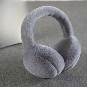 1pc Men's And Women's Foldable Earmuffs, Winter Ear Bag Warm Earmuffs, Windproof Anti-freeze Ear Cover, Plush Earmuffs